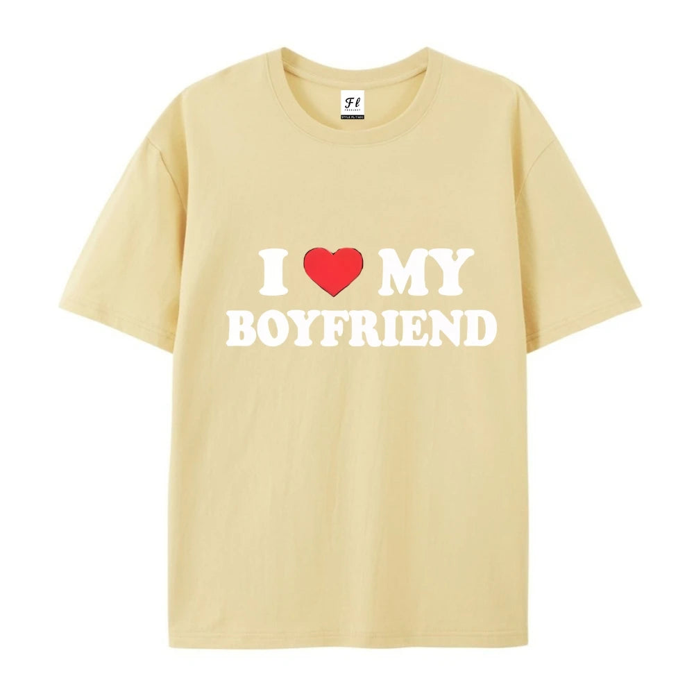 Girls Graphic Tee I Love My Boyfriend