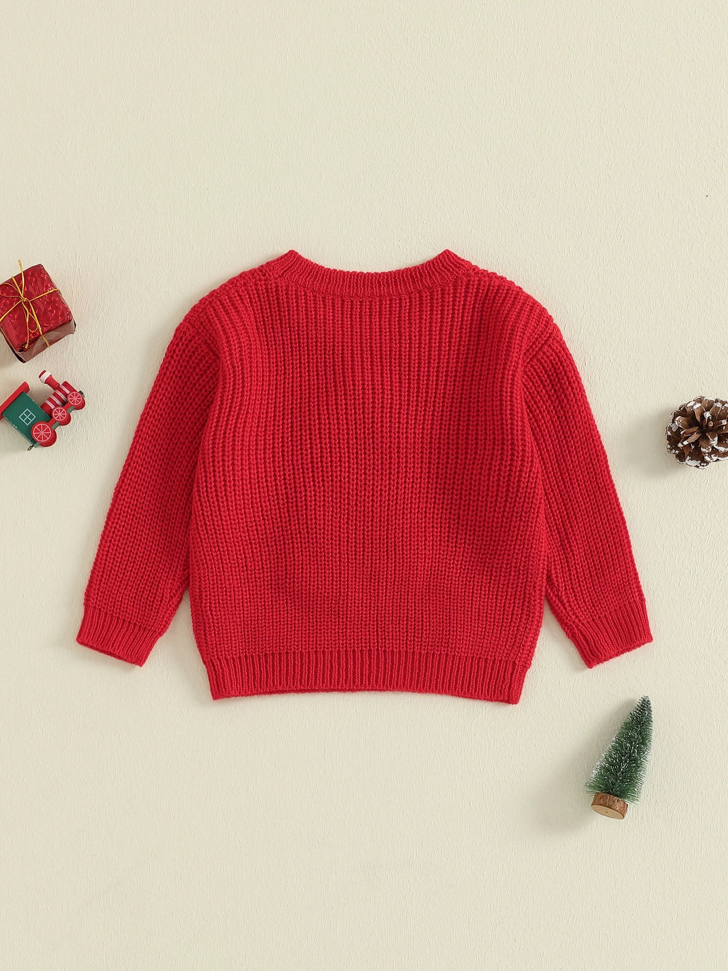 Toddler Knitted Pullover Sweater