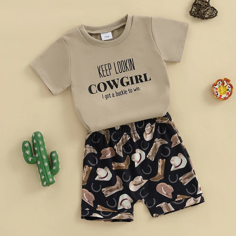 Toddler Boys Cowboy Style Clothing Set