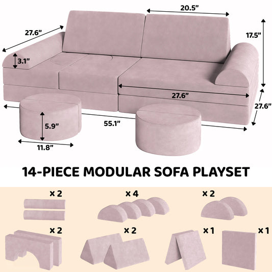 Modular Kids Couch And Cushions