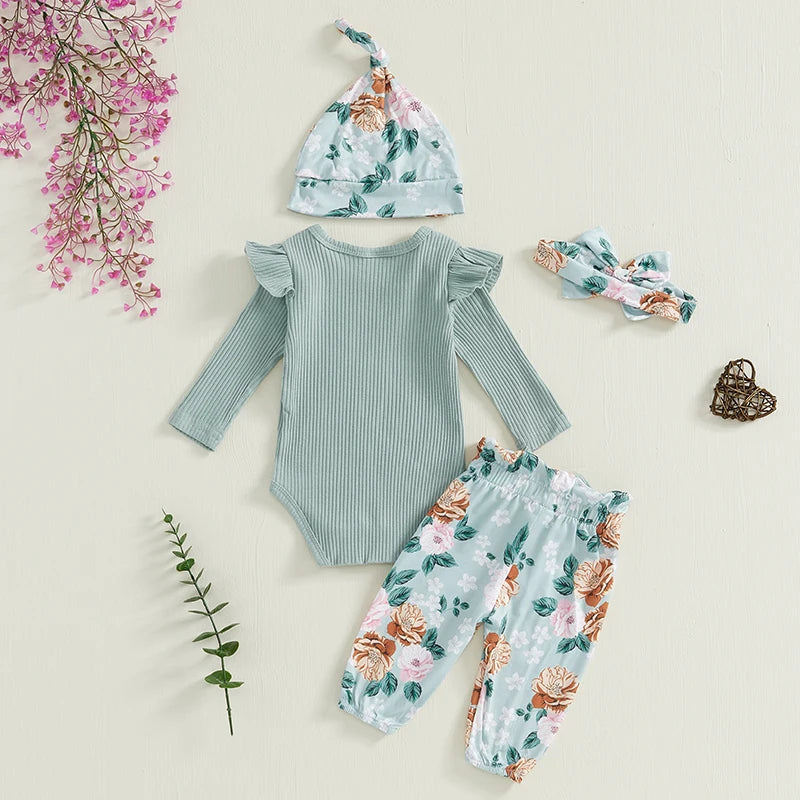 Baby Girls 4 Piece Outfit