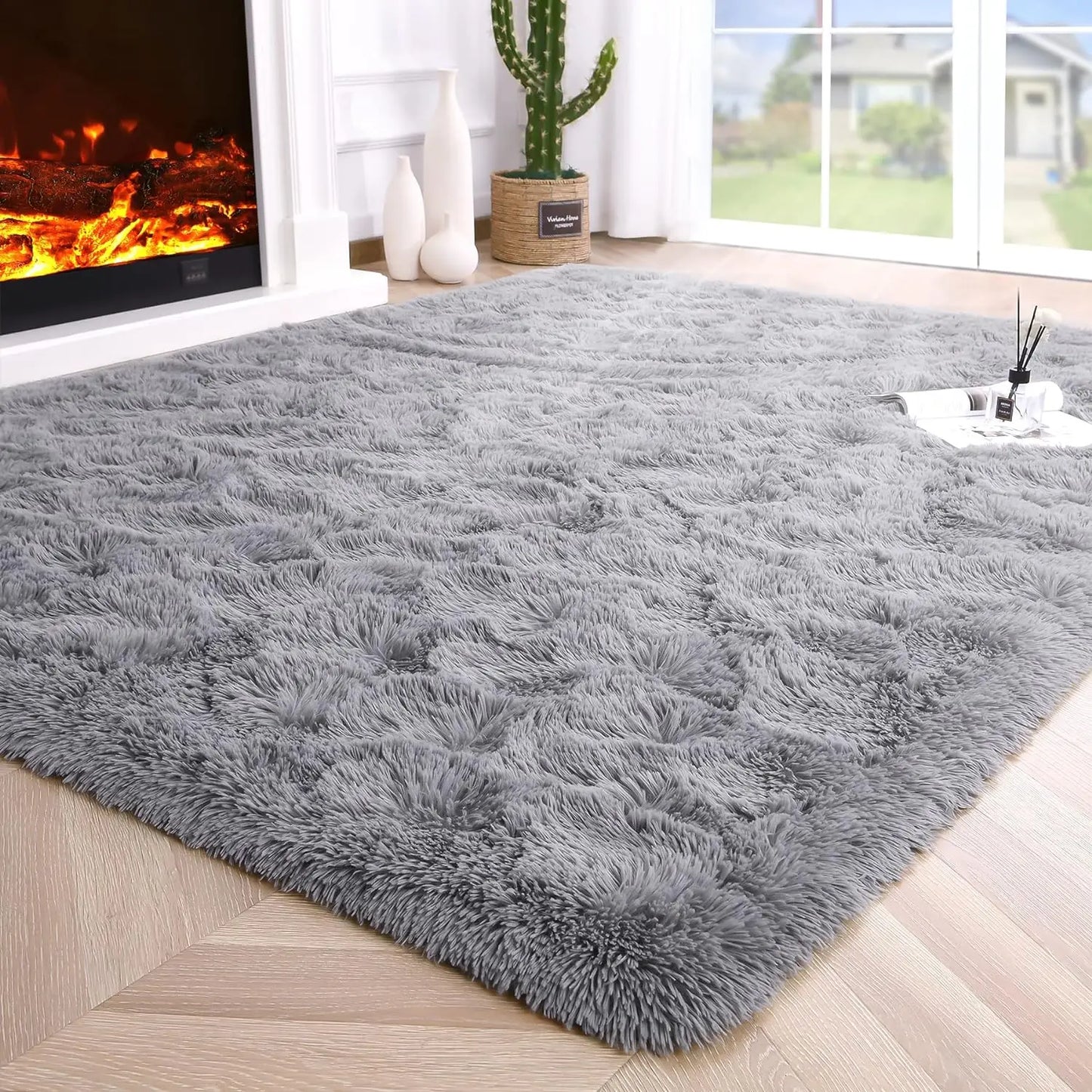 Soft Bedroom Fuzzy Area Rugs for Kids