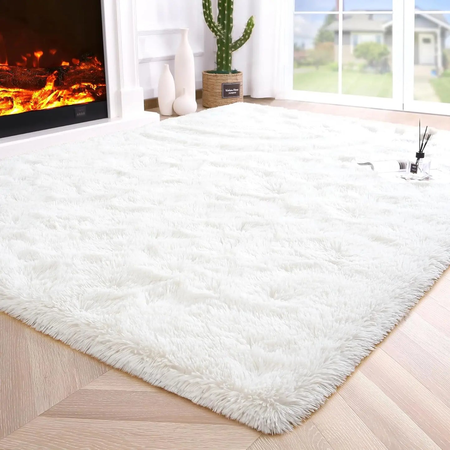 Soft Bedroom Fuzzy Area Rugs for Kids