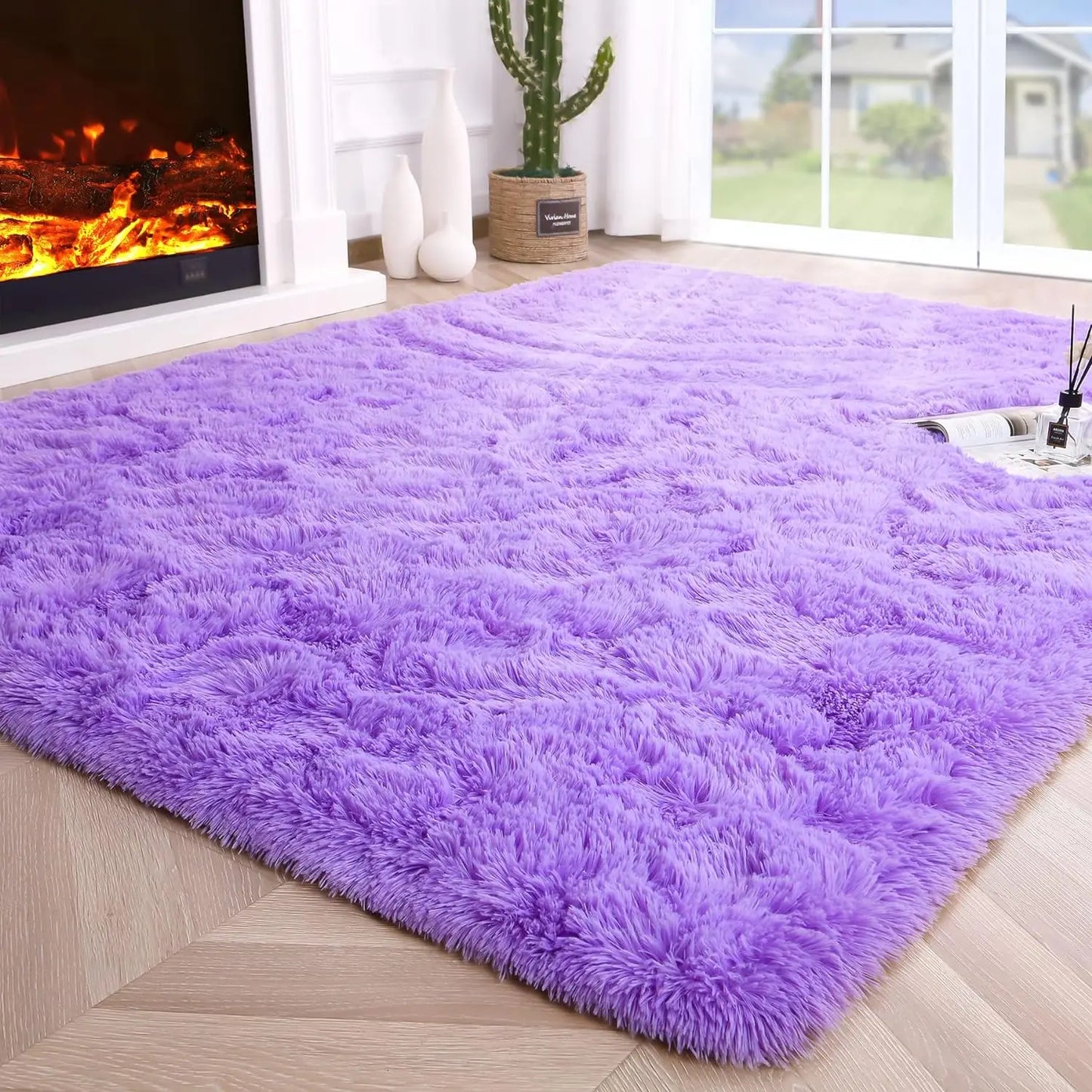 Soft Bedroom Fuzzy Area Rugs for Kids