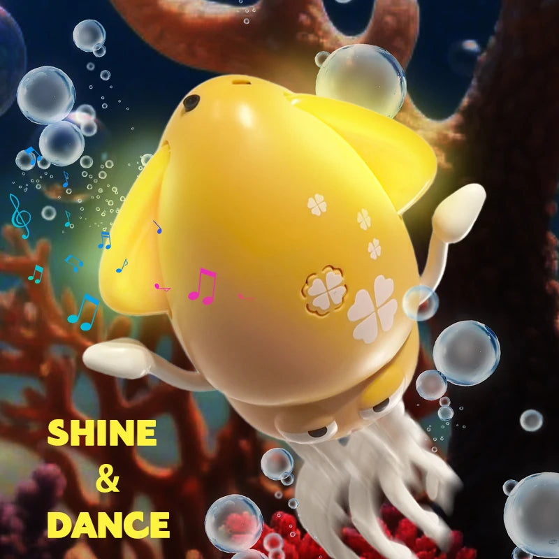 Electric induction dancing octopus toy