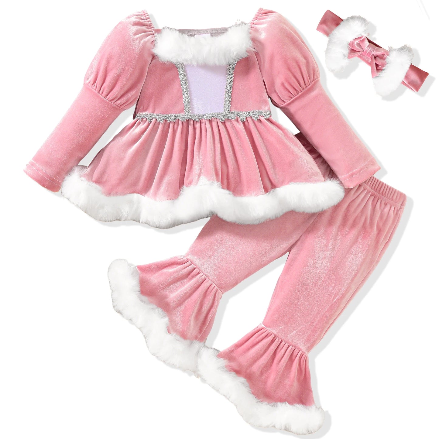 3 Piece Christmas Infant Toddler Outfit