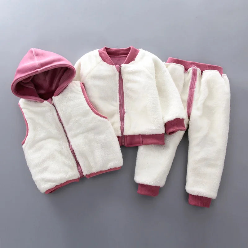 Toddler Baby Boys Girls Warm Outfit