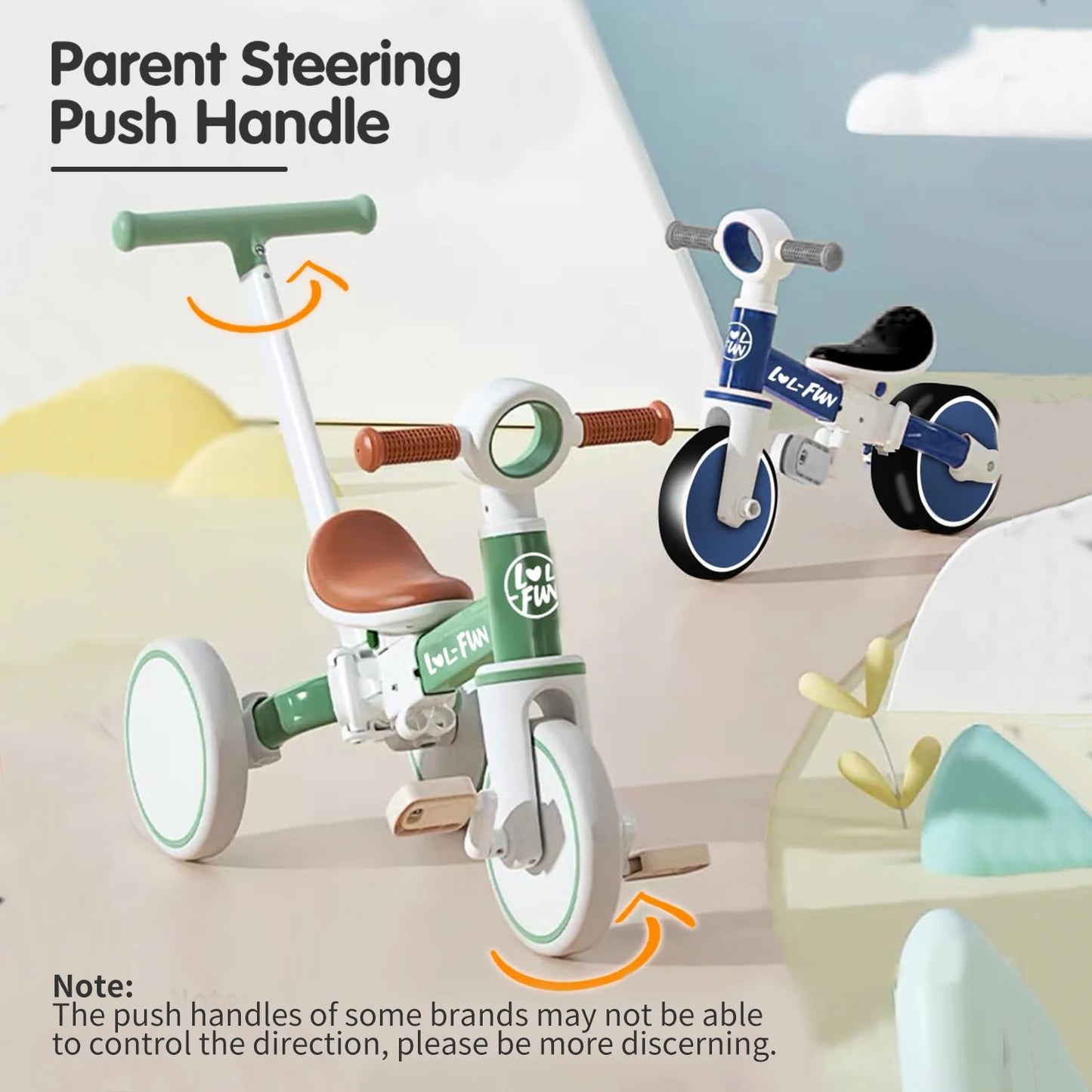 5 in 1 Toddler Tricycles