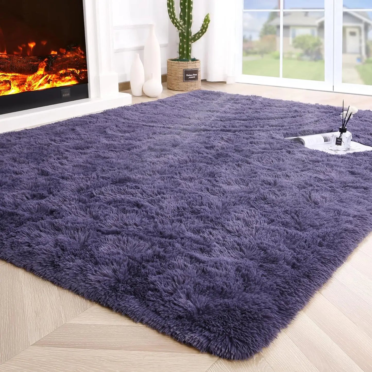 Soft Bedroom Fuzzy Area Rugs for Kids