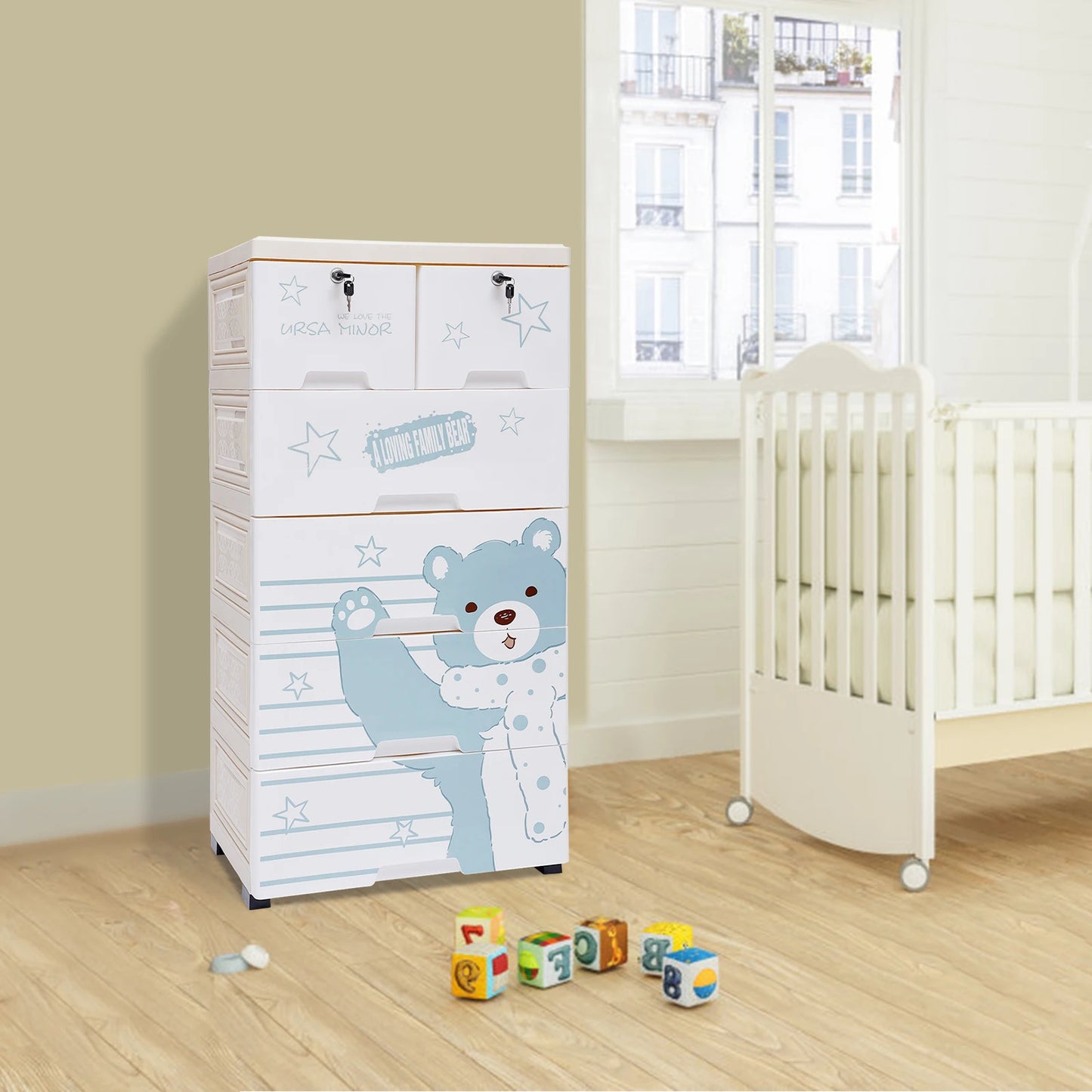 Cartoon Style Plastic Dresser