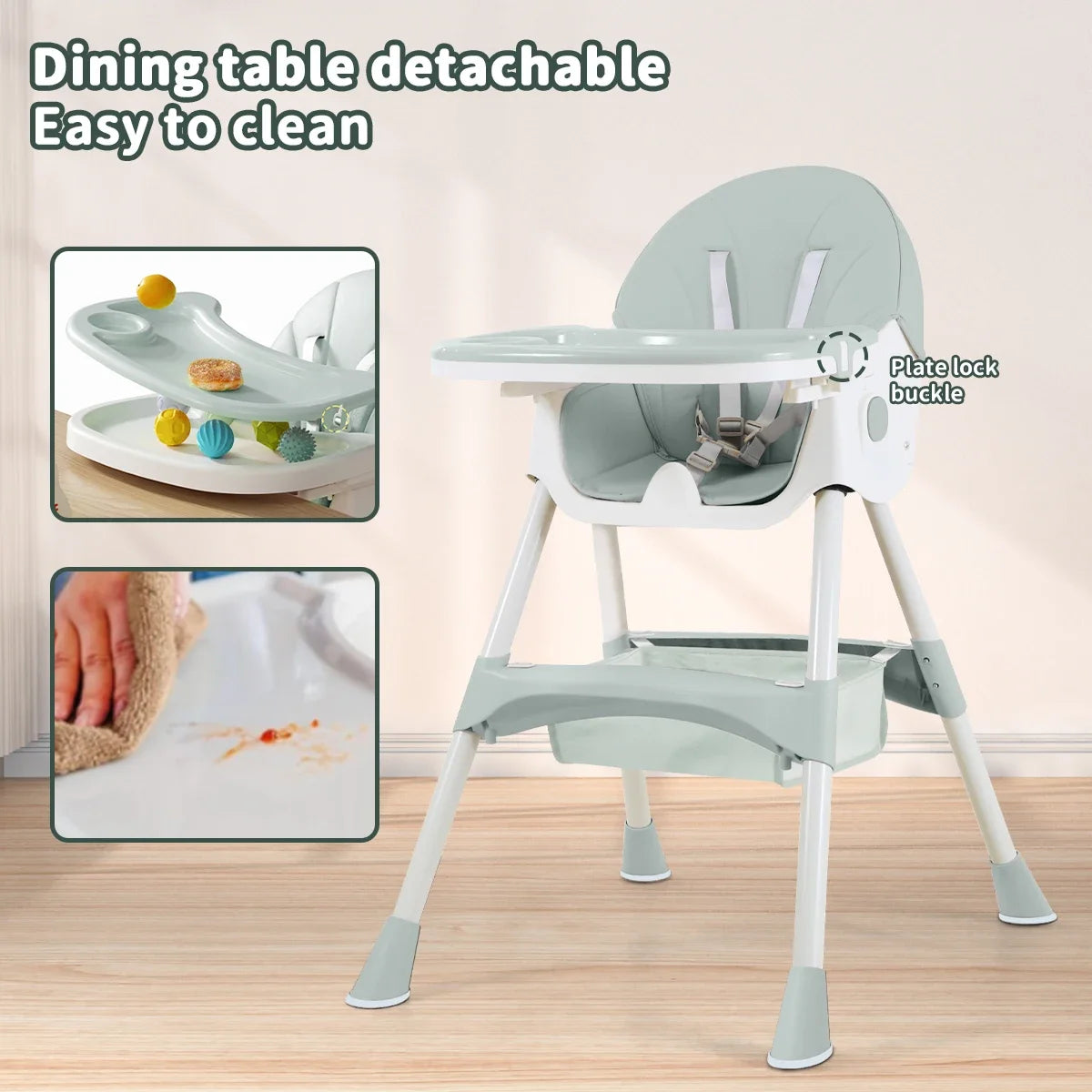Children's Foldable High Chair