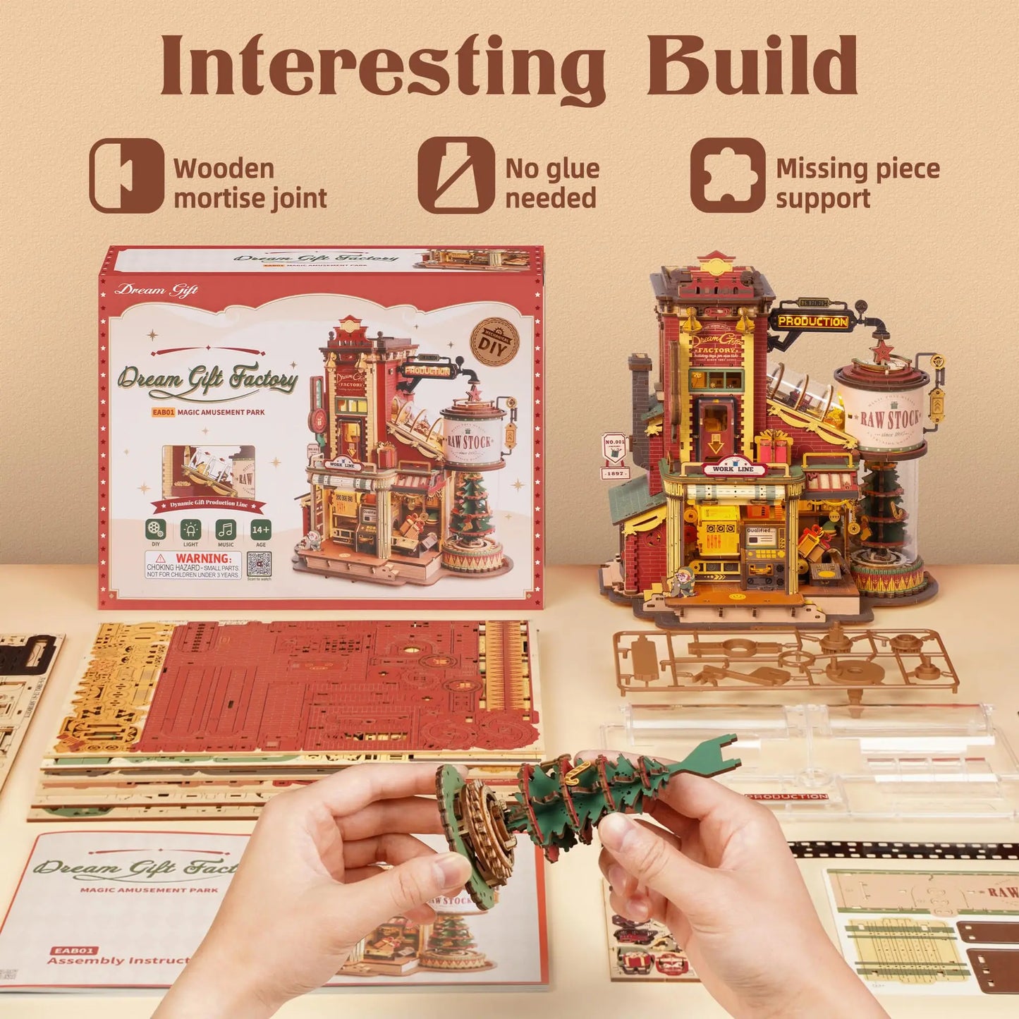 Dream Gift Factory 3D Wooden Puzzle