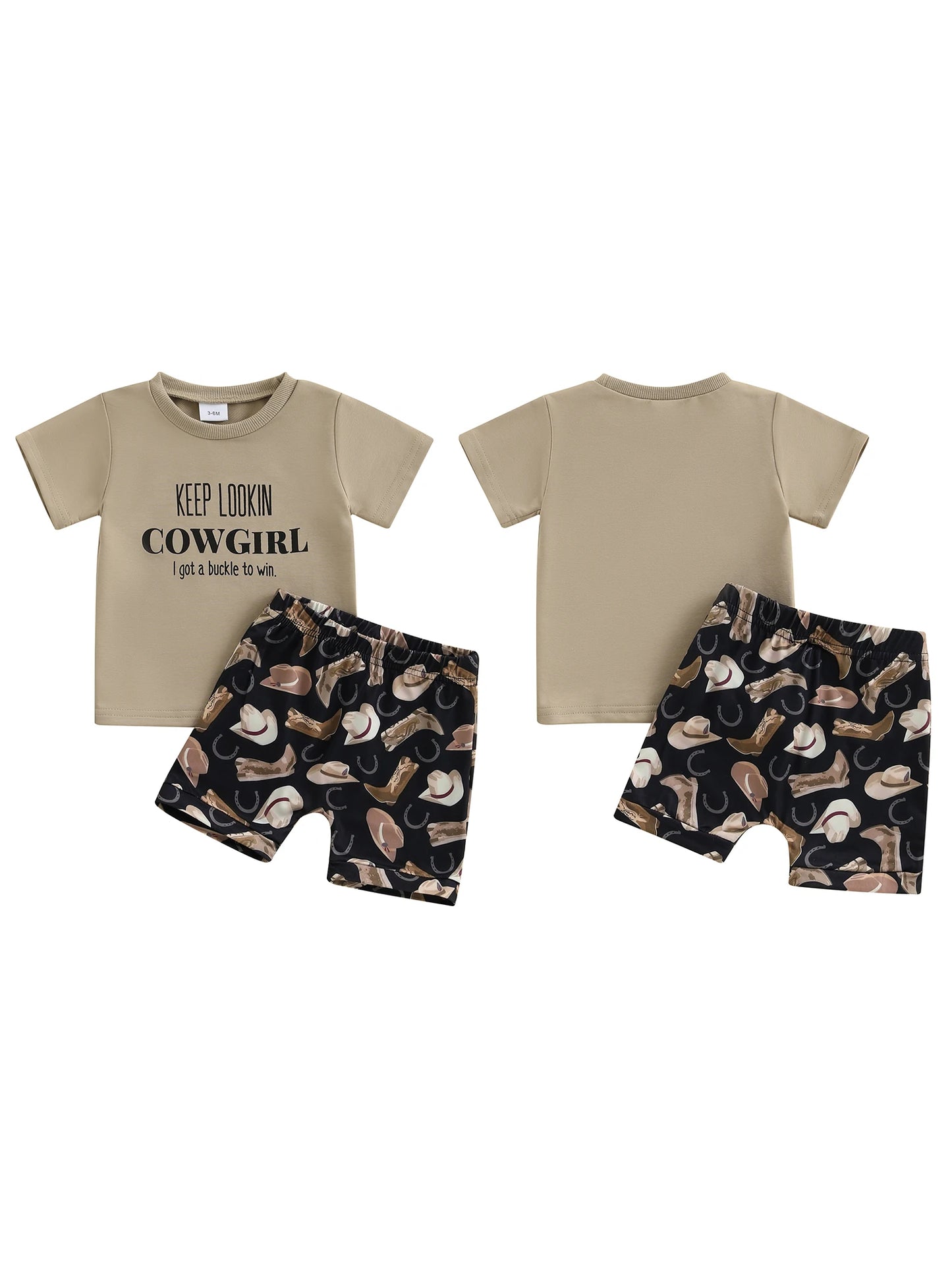 Toddler Boys Cowboy Style Clothing Set