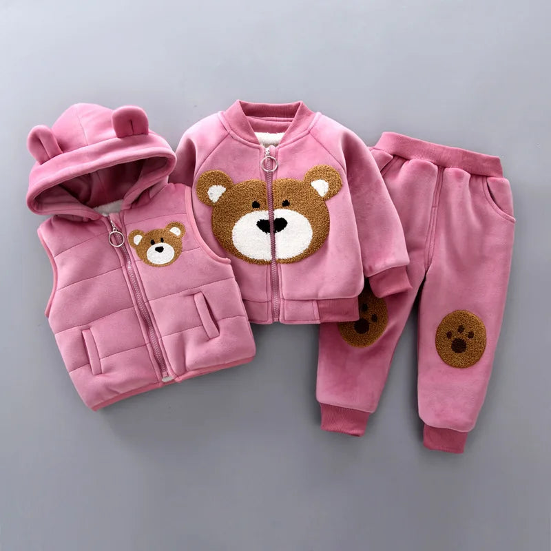 Toddler Baby Boys Girls Warm Outfit