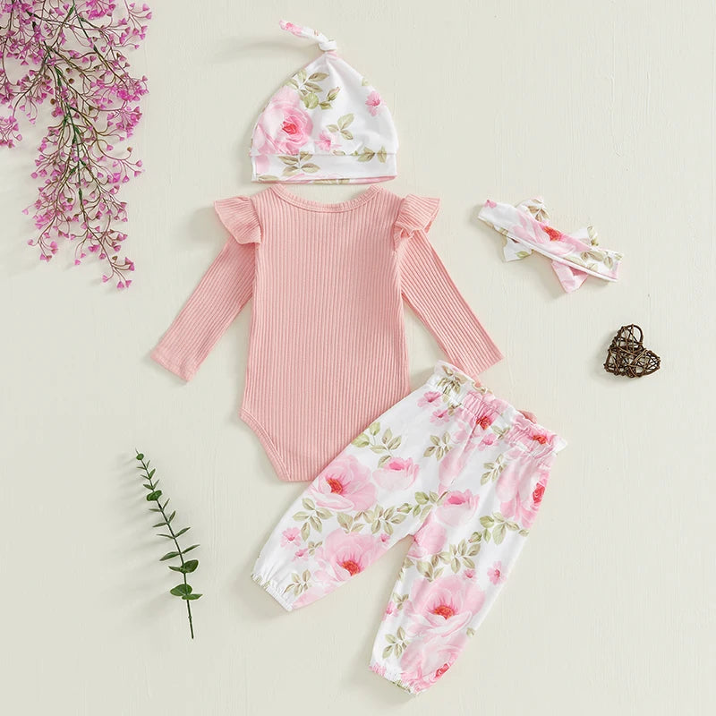 Baby Girls 4 Piece Outfit