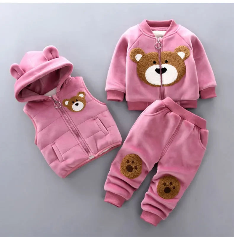 Toddler Baby Boys Girls Warm Outfit