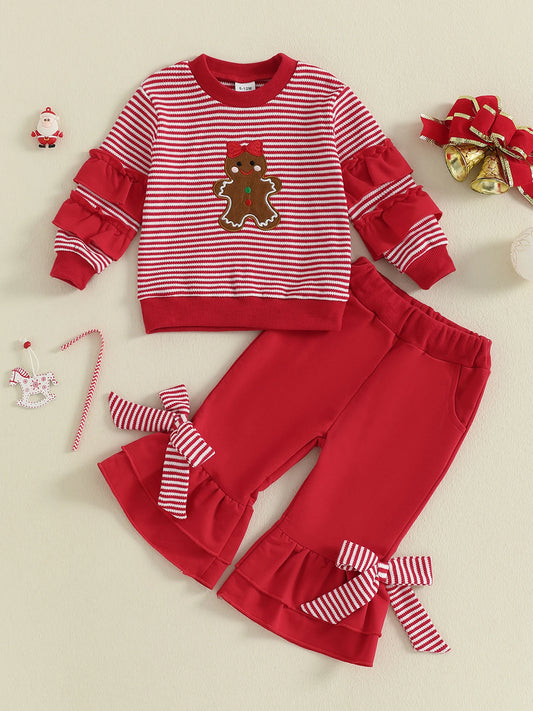 Toddler Girl 2 piece Christmas Outfit -