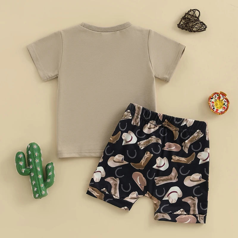 Toddler Boys Cowboy Style Clothing Set