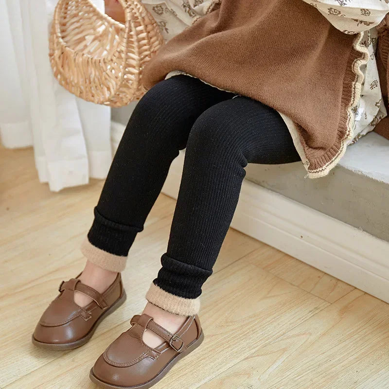 Baby Girls Cotton Warm Leggings