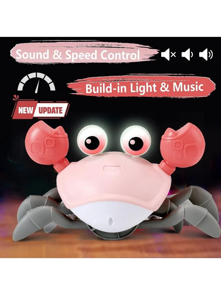 Control Future Crawling Crab Baby Toy - Infant Tummy Time Toys