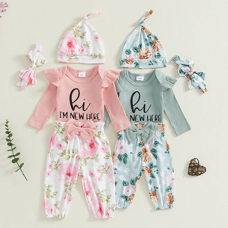 Baby Girls 4 Piece Outfit