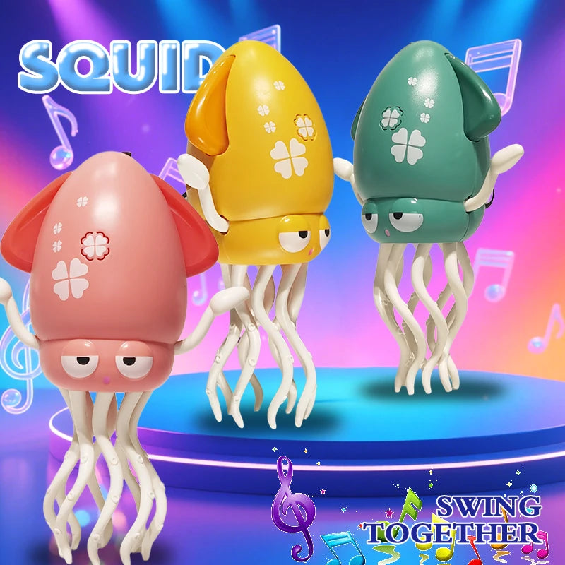 Electric induction dancing octopus toy