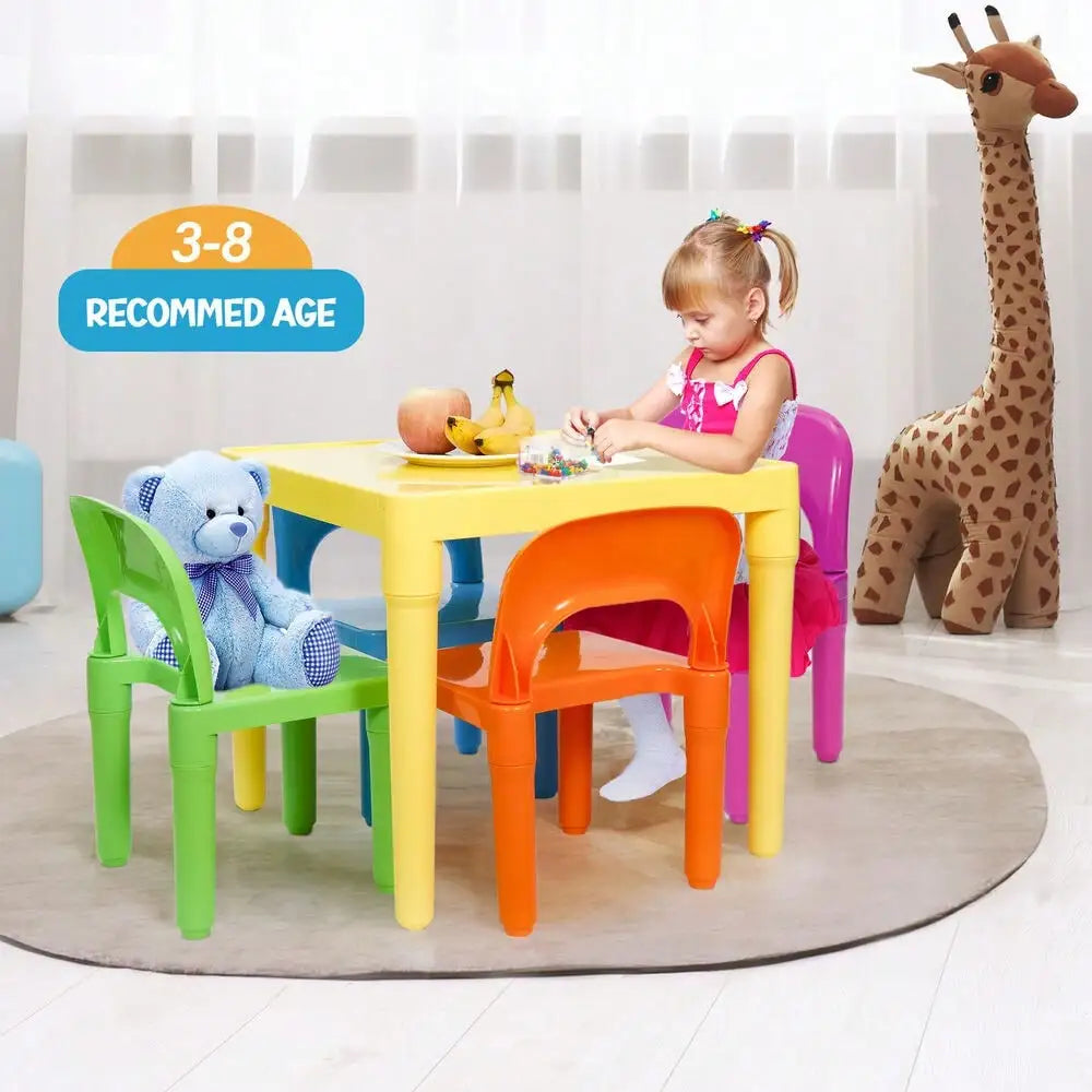 Kids Table And Chairs Play Set