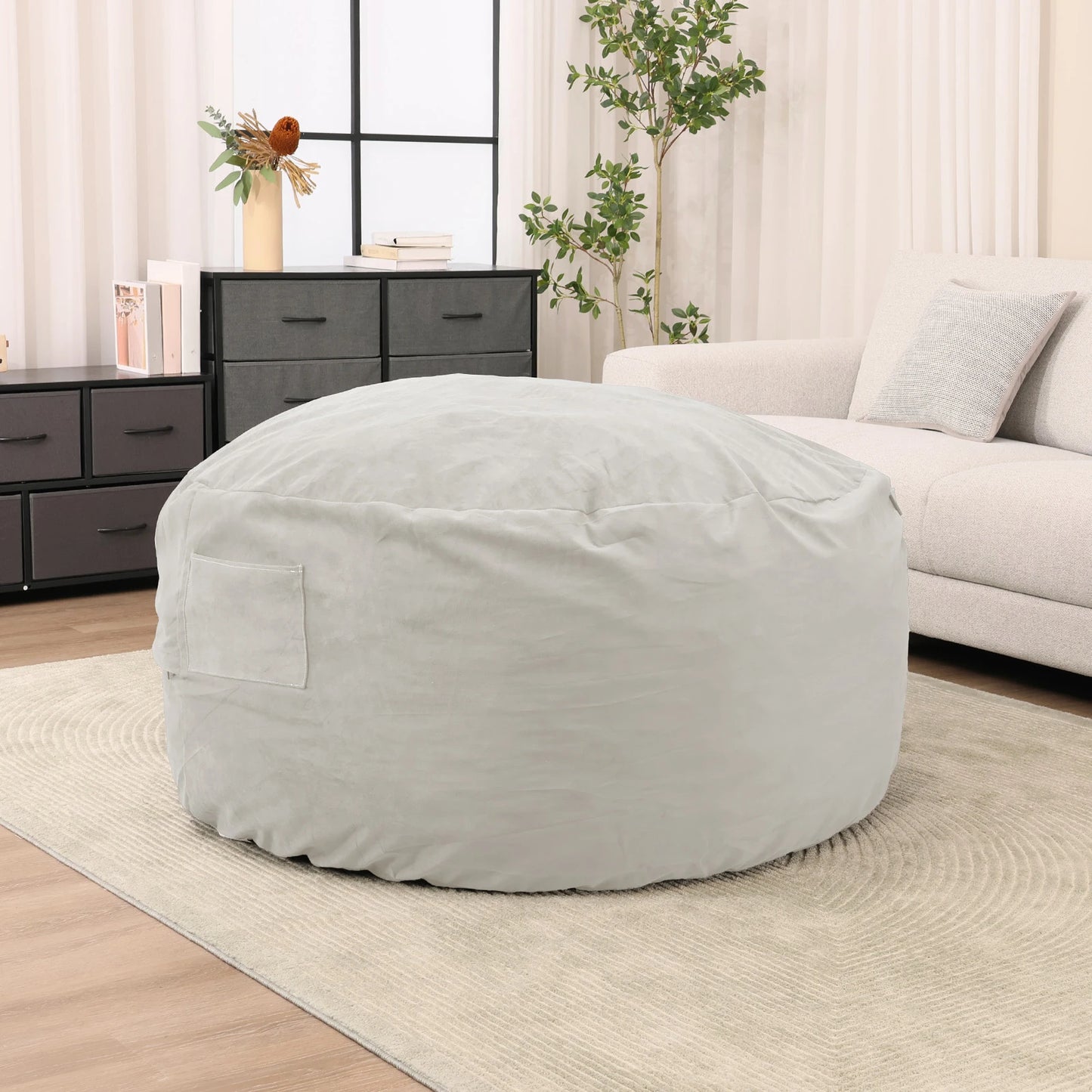 Oversized 3/4FT Bean Bag Chair