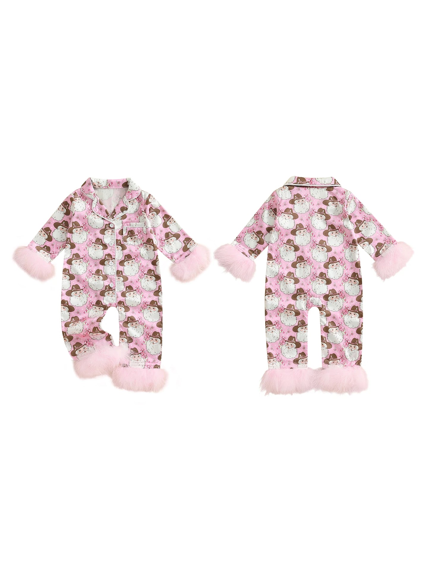 Infant Toddler Christmas Pajamas Reindeer Print