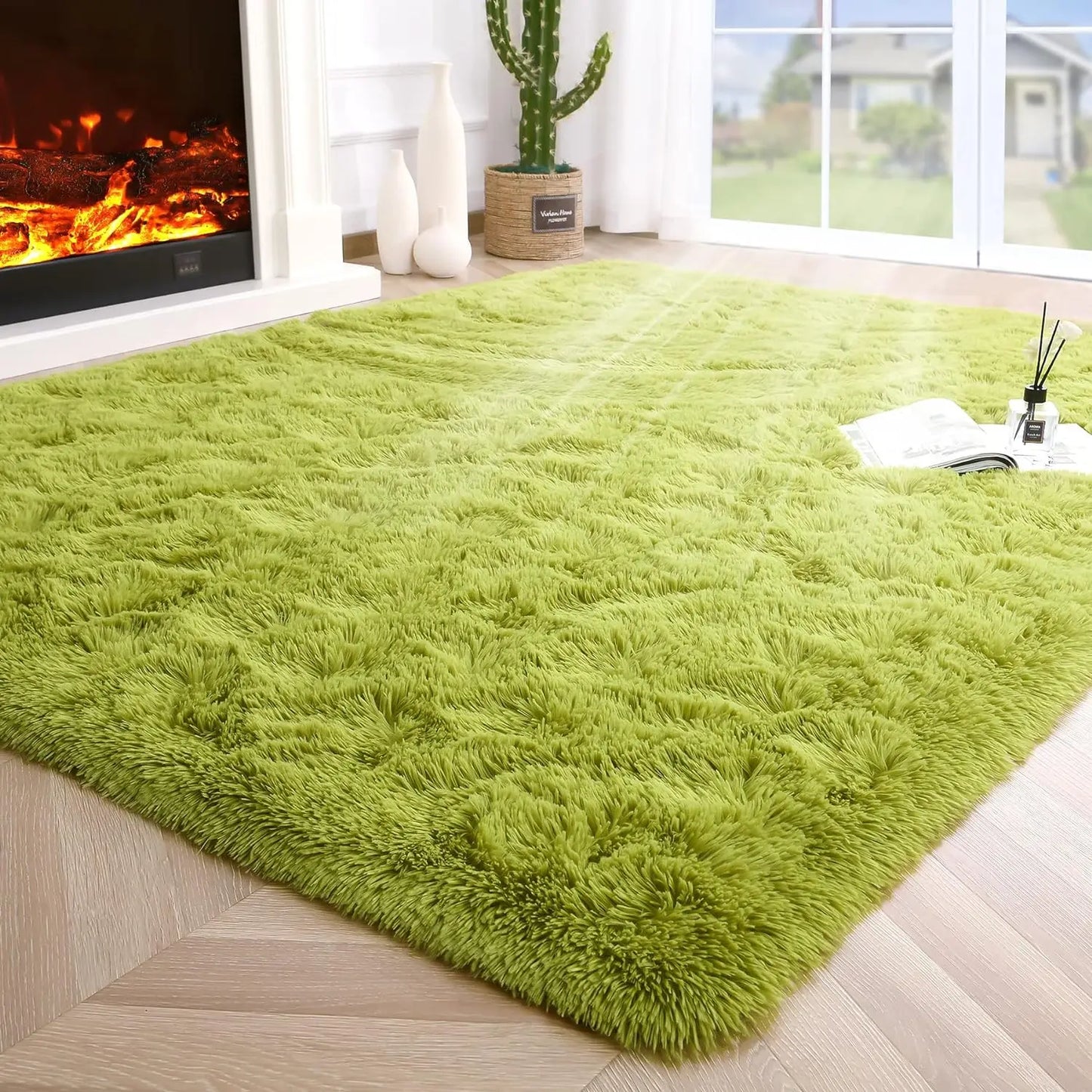 Soft Bedroom Fuzzy Area Rugs for Kids