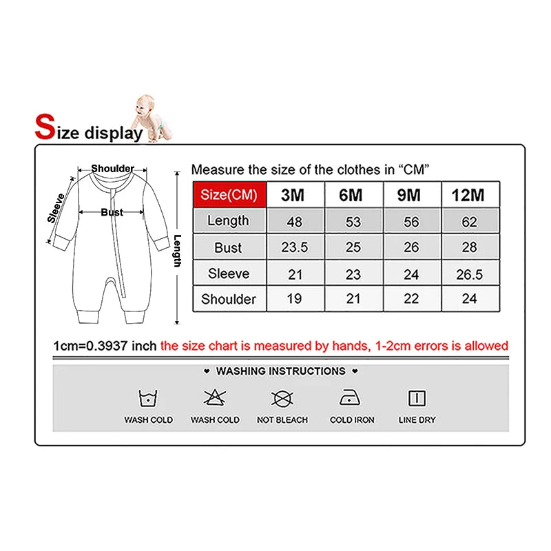 3 Piece Winter Baby Rompers