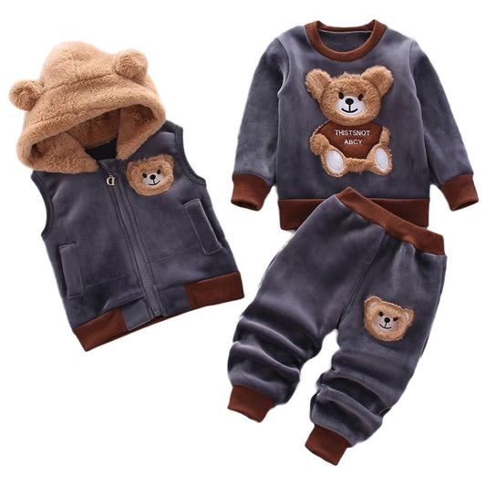 Toddler Baby Boys Girls Warm Outfit