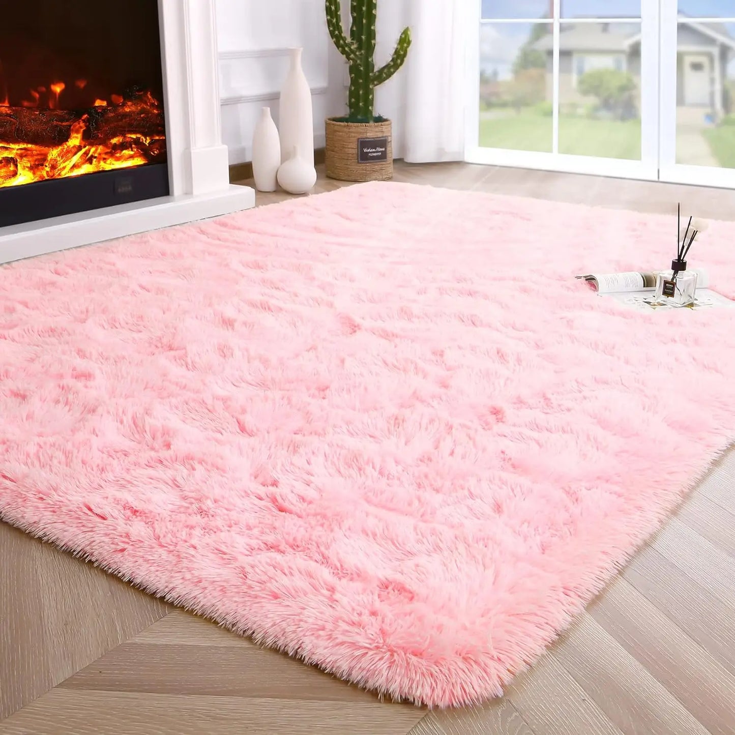 Soft Bedroom Fuzzy Area Rugs for Kids