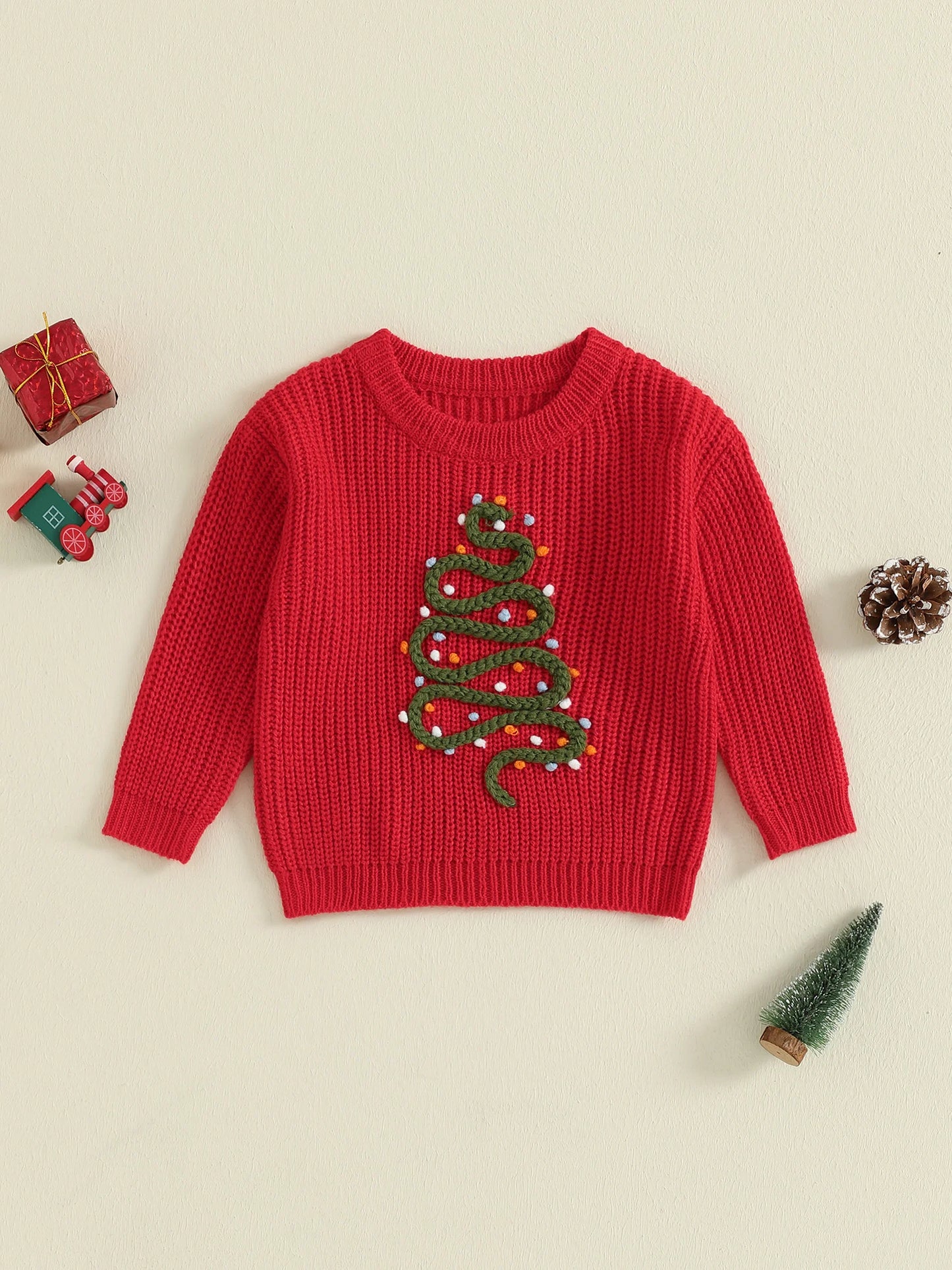 Toddler Knitted Pullover Sweater