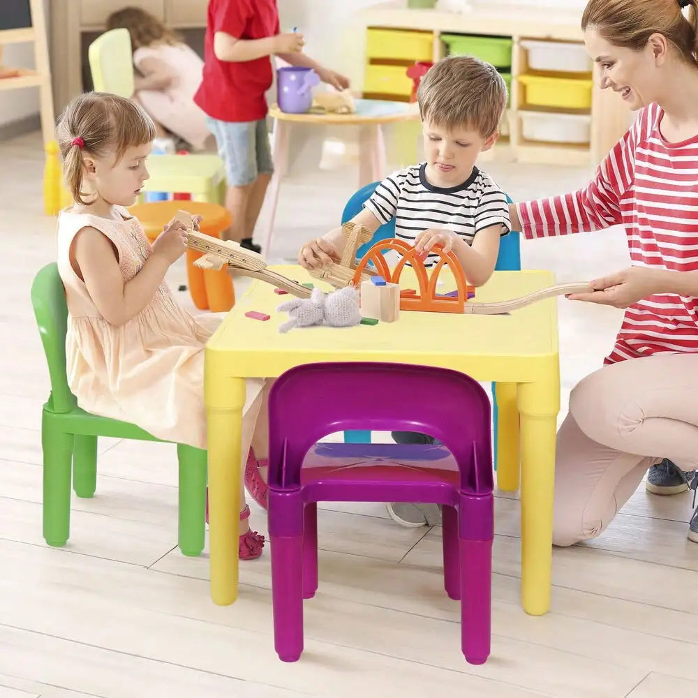Kids Table And Chairs Play Set