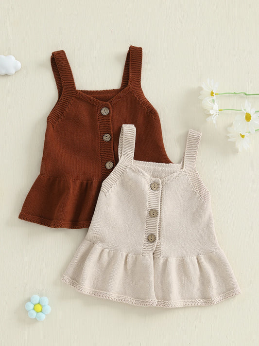Toddler Girl Cable Knit Sweater Vest