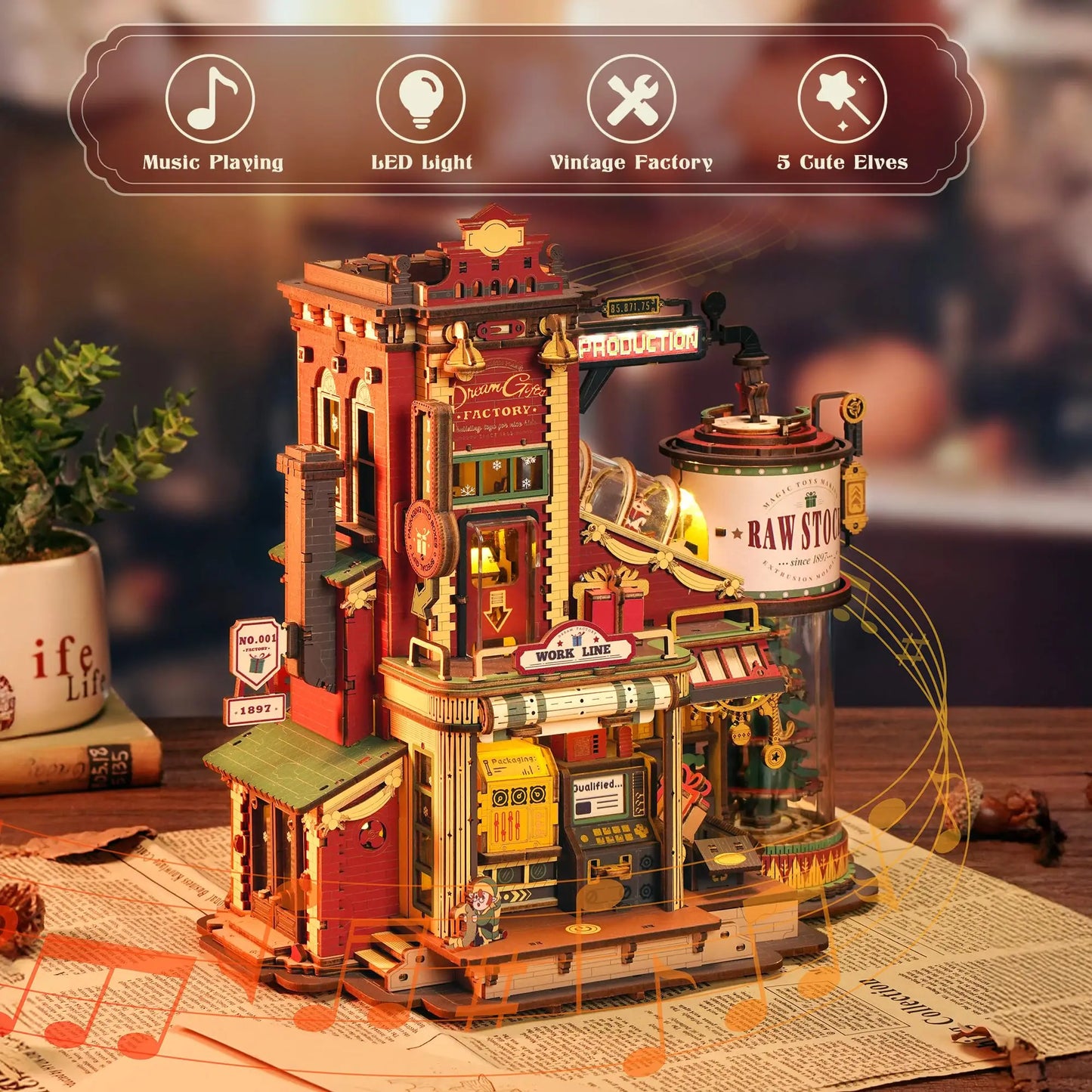 Dream Gift Factory 3D Wooden Puzzle