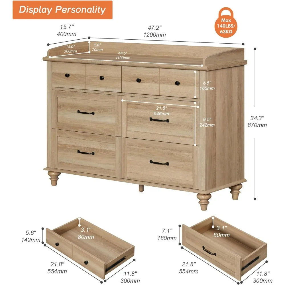 Oak Baby Dresser