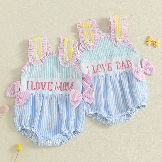 Adorable Toddler Floral Print Sleeveless Romper