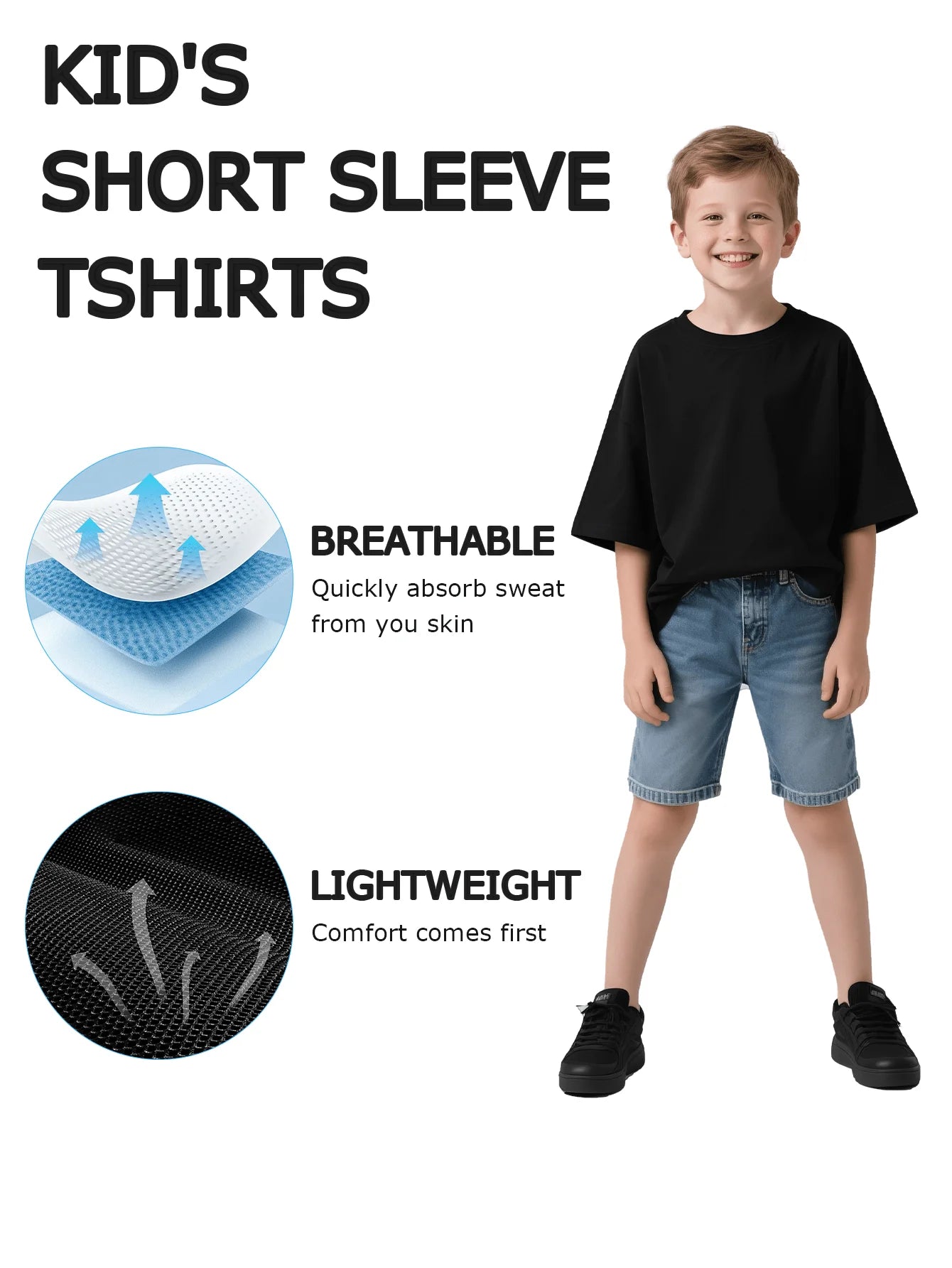 Cotton T-Shirt With Pixel Art And Fireworks