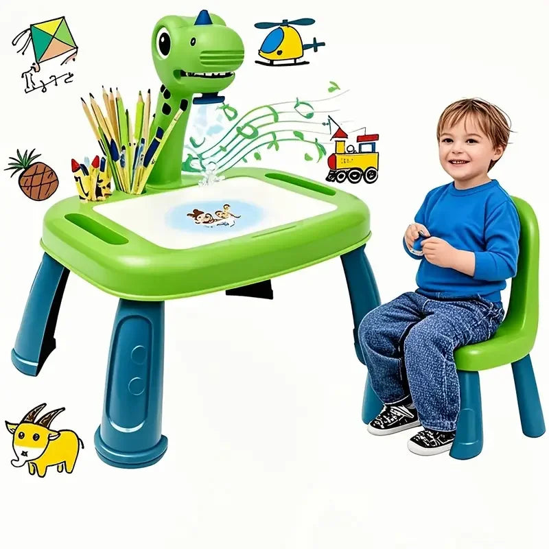 Projection Music Drawing Board