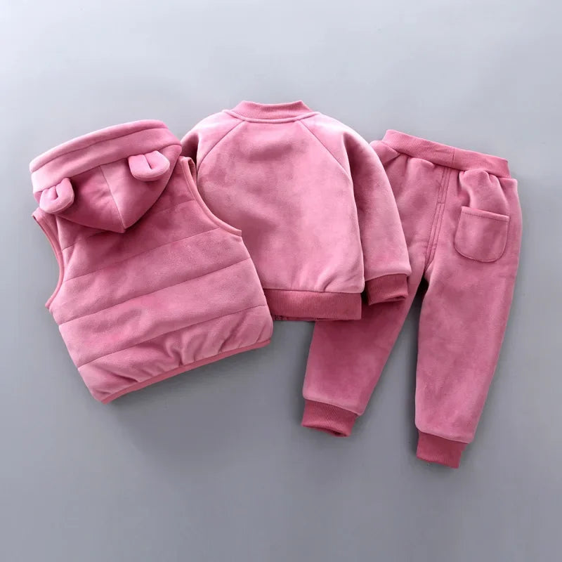 Toddler Baby Boys Girls Warm Outfit