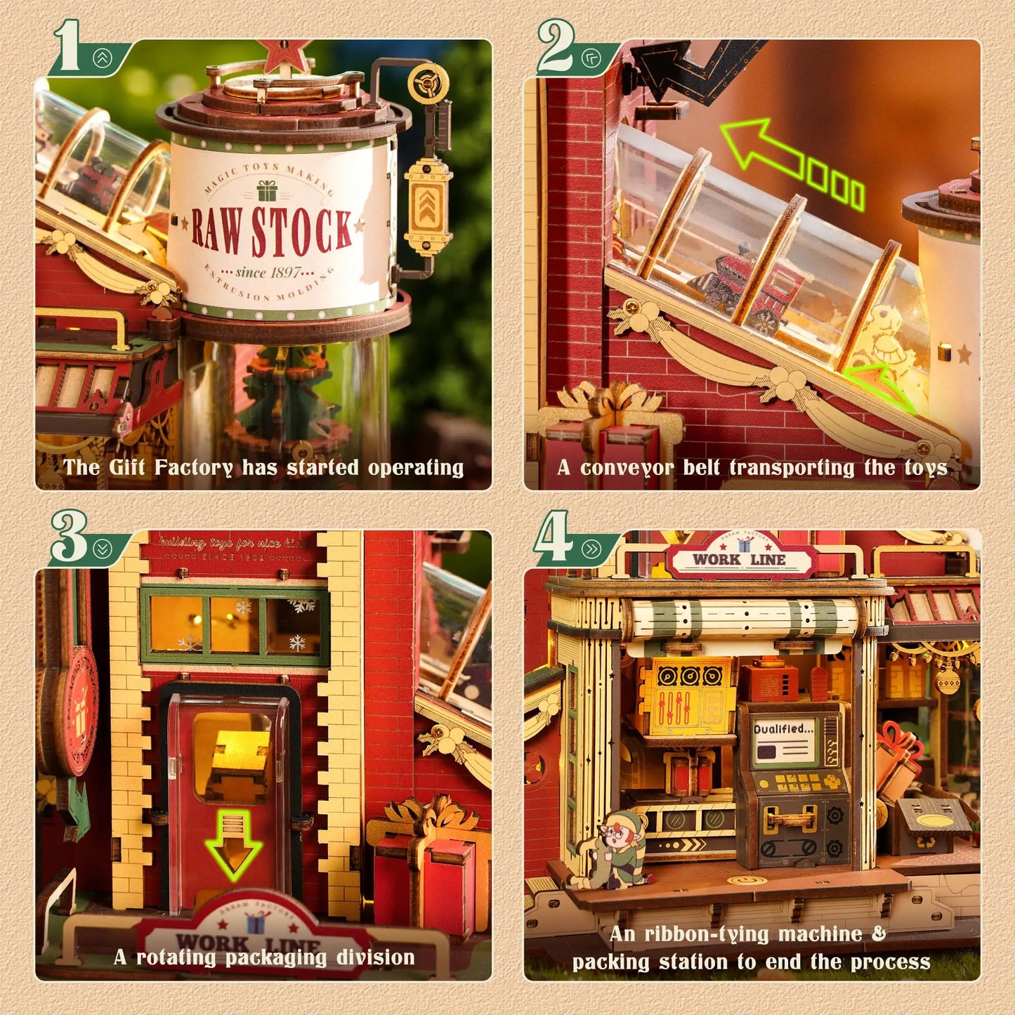 Dream Gift Factory 3D Wooden Puzzle
