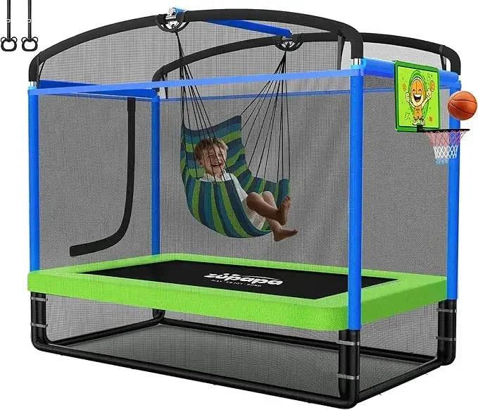 5 in 1 Rectangle Kids Trampoline