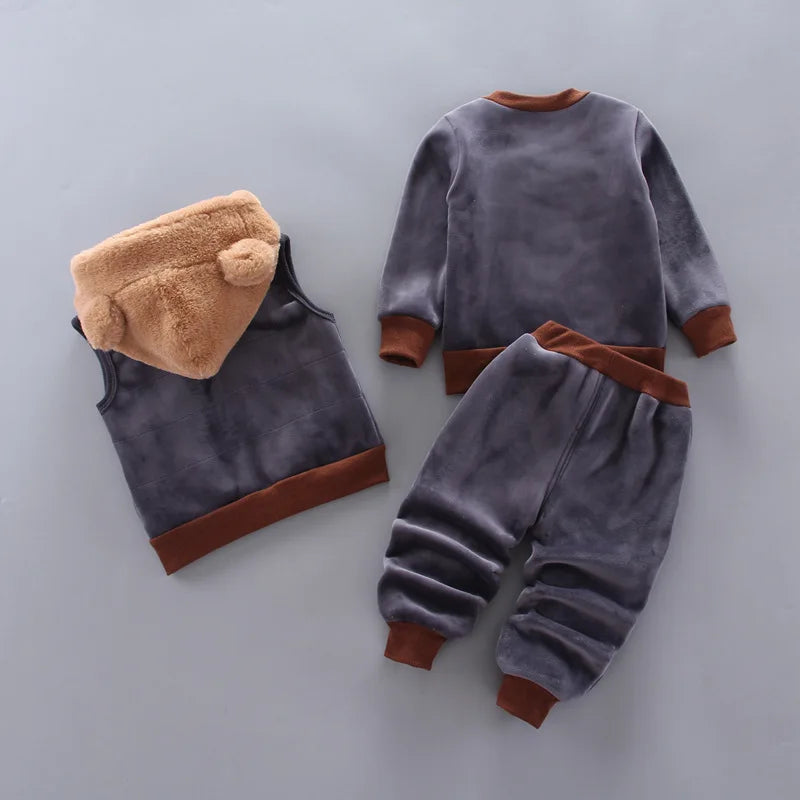 Toddler Baby Boys Girls Warm Outfit