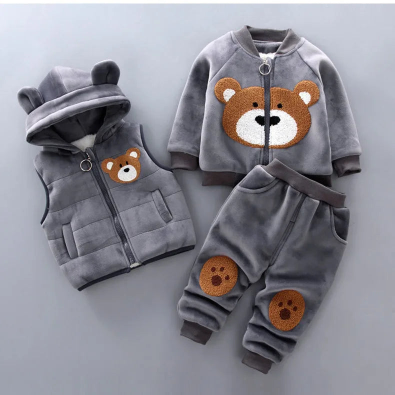 Toddler Baby Boys Girls Warm Outfit