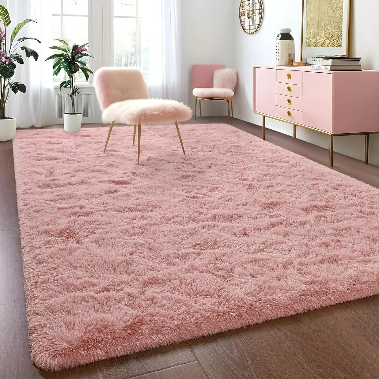 Soft Bedroom Fuzzy Area Rugs for Kids